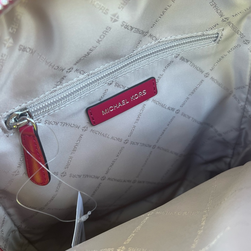 Michael Kors MD Raspberry Jaycee Backpack - Picture 5 of 6